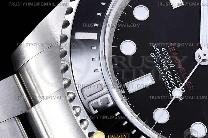 0711 HighQuality ROLSD0105 – Seadweller 126600 43mm SS SS Single Red ARF V4 A 1002